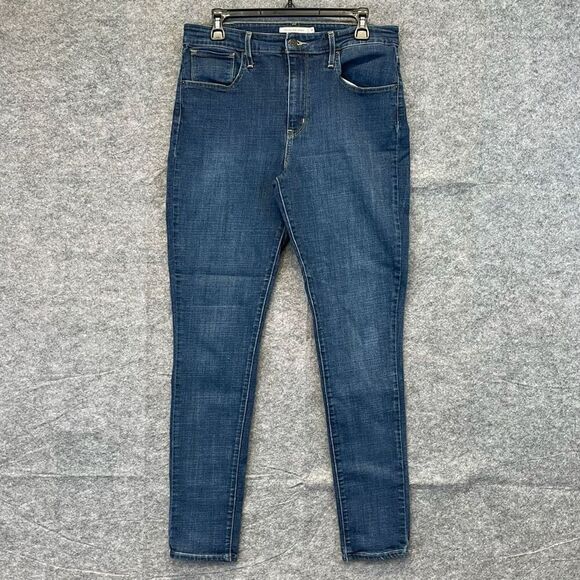 LEVI'S Jeans Women's Size 31 Blue Denim 721 High-Rise Skinny Stretch Medium Wash - Picture 1 of 15